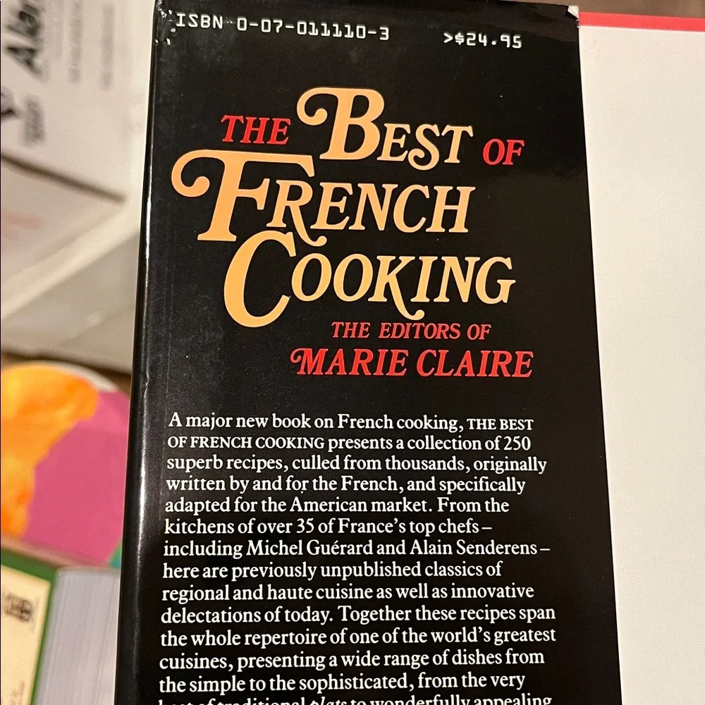 The Best of French Cooking by the Editors of Marie Claire. Hardcover